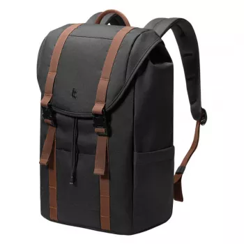 Batoh na notebook Tomtoc VintPack-TA1, kapacita 22 L, vhodný pre notebooky do 15,6 inch (čierny)
