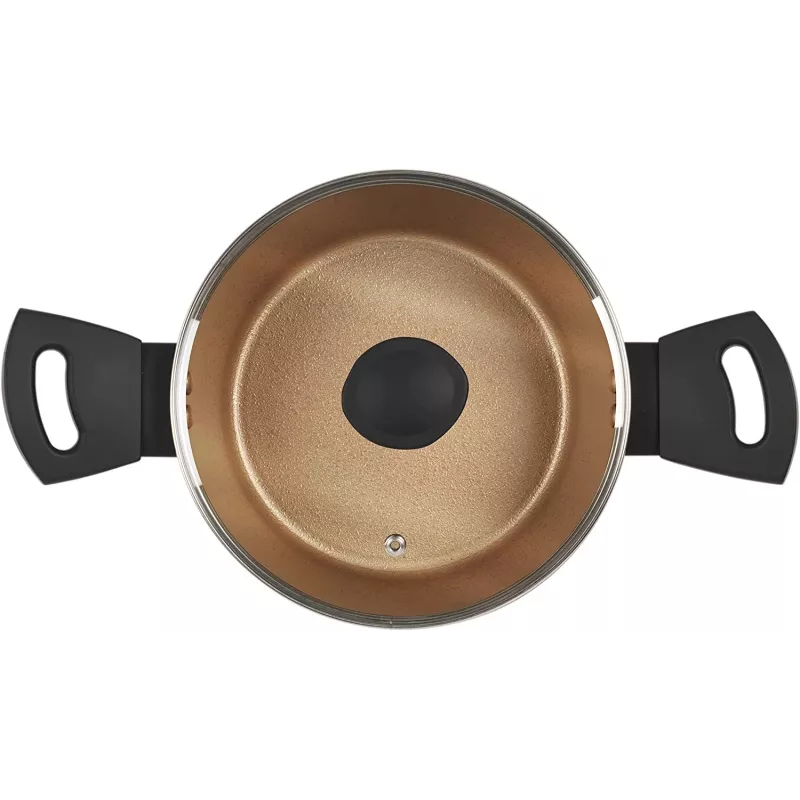 Hrniec Russell Hobbs RH01669BEU7 20 cm, čierny, vnútro z nehrdzavejúcej ocele