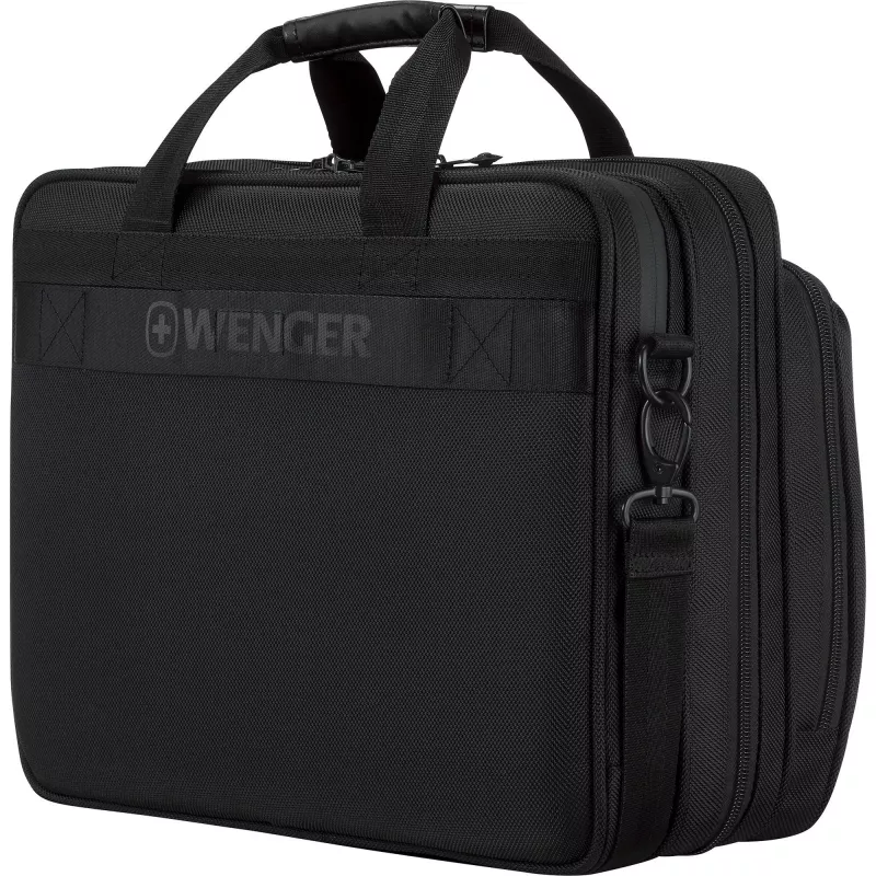 Puzdro na notebook Wenger Legacy čierna Series 16 palcov – vhodné pre až 40,6 cm, čierna