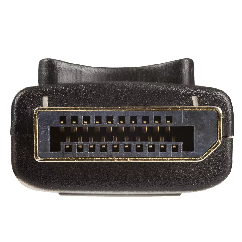 Akyga AK-AV-10 DisplayPort kábel, konektor samec/samec, pozlátené konektory, 1,8 m, čierny