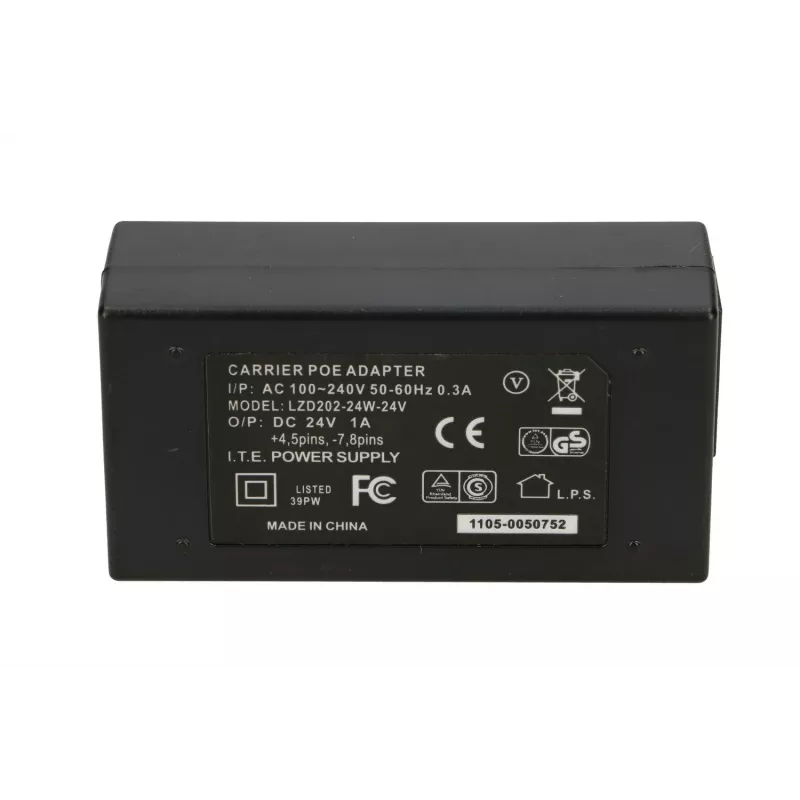 Extralink POE napájací zdroj POE-24-24W, 24V, 1A, 24W, kábel v balení