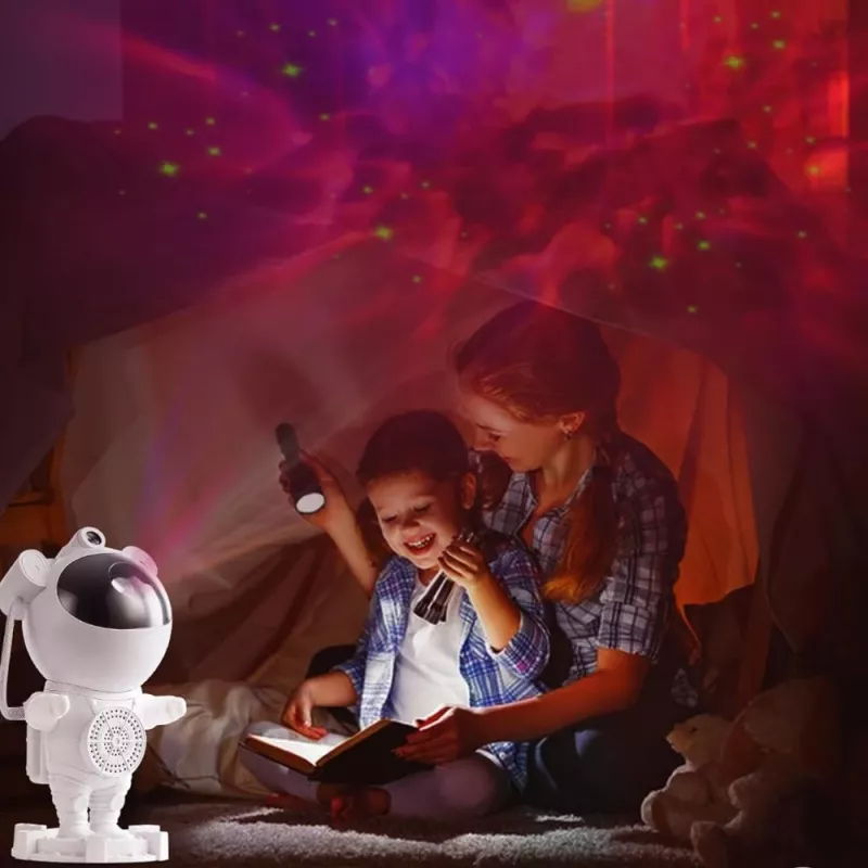 Projektorová lampa Hawk HW-STAR01 s integrovaným reproduktorom — projektor galaxie