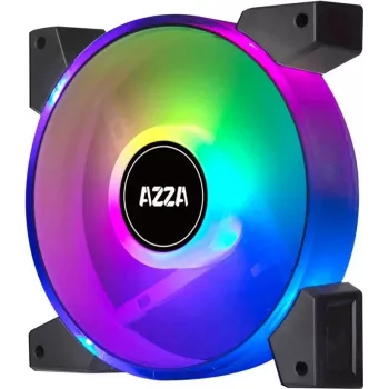 AZZA Hurricane II ARGB 120mm balenie 4 ks skriňové ventilátory — 120 mm ARGB skriňové ventilátory, balenie 4 ks