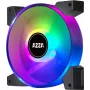 AZZA Hurricane II ARGB 120mm balenie 4 ks skriňové ventilátory — 120 mm ARGB skriňové ventilátory, balenie 4 ks