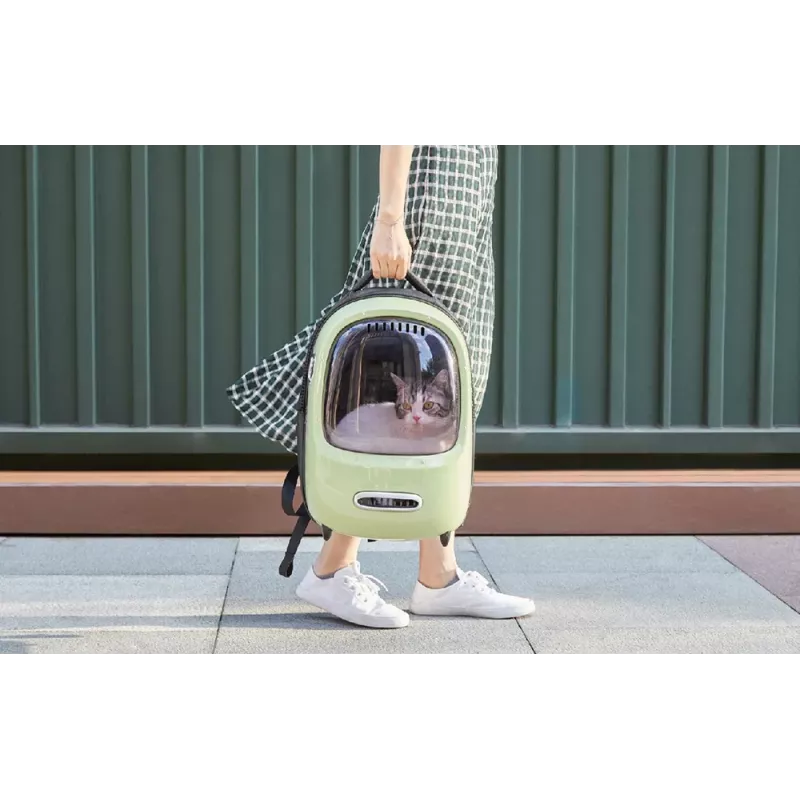 Cestovný batoh pre domáce zvieratá PetKit Breezy 2 (zelený)