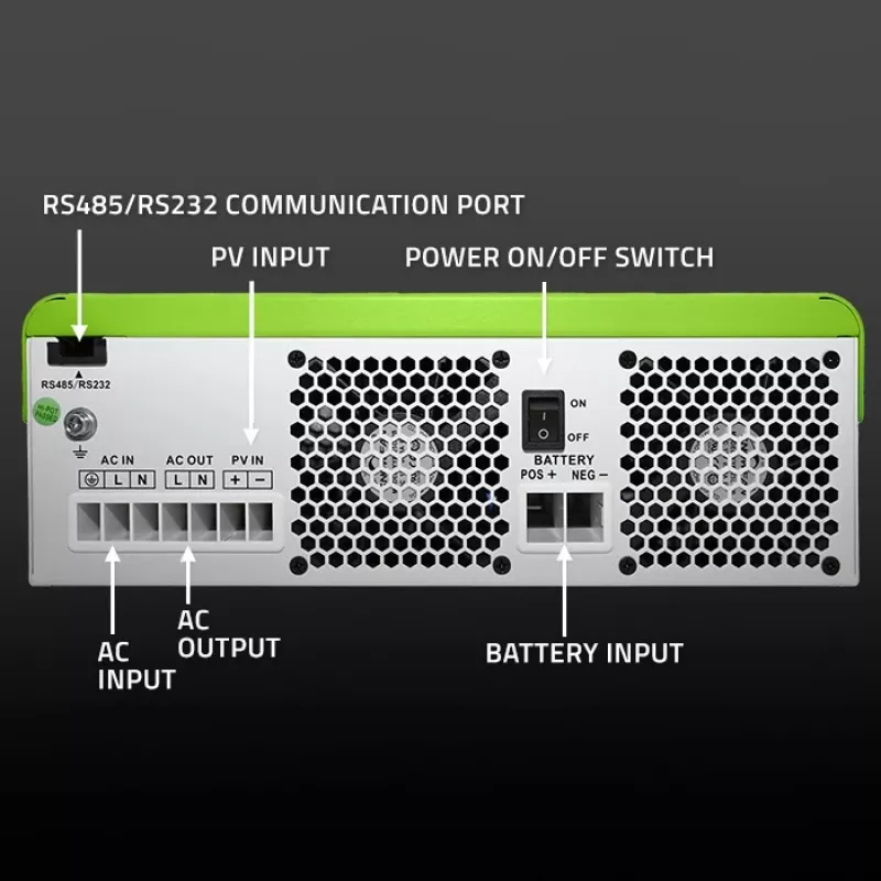 Hybridný solárny menič Off-Grid 3500W, Wi-Fi
