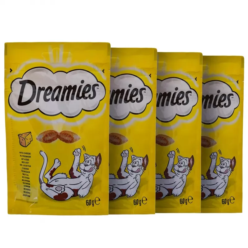 Dreamies Variety Snack Box maškrty pre mačky, mix, 12 x 60 g