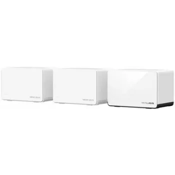 Router MERCUSYS Halo H85X Dual-Band Wi‑Fi 6 (802.11ax), 2,4/5 GHz, až do 2402 Mbit/s, 3 LAN porty, biela (balenie 3 ks)
