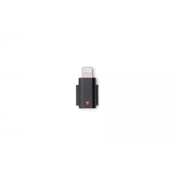 Audio adaptér DJI Mic 3 Mobile Phone Adapter (Lightning) — Lightning konektor, čierny, pre mobilné zariadenia Apple