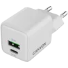 Canyon nabíjačka CU20AC GaN 20W PD, 2-port (USB-A/USB-C) WH retail (CNS-CUW20AC)