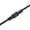 Sharkoon SGK50 Aviator špirálový kábel pre SKILLER SGK50, USB-A na USB-C, 1,85 m, titánový/čierny