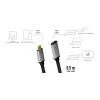 LogiLink USB kábel USB 3.2 Gen 2 CUA0105 0,5 m USB-C čierny sivý