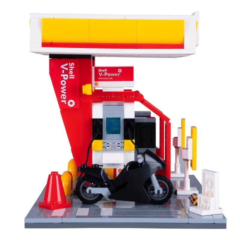 Model čerpacej stanice Jamara CaDA Shell 402858 s detailným dizajnom