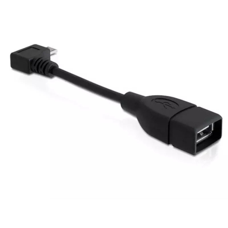 USB kábel DeLOCK 83104 Micro-USB B na USB A 0,11 m čierny
