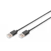 Assmann USB prepojovací kábel, Type-A M/M, 3,0 m, kompatibilný s USB 2.0, UL, čierny (AK-300100-030-S)