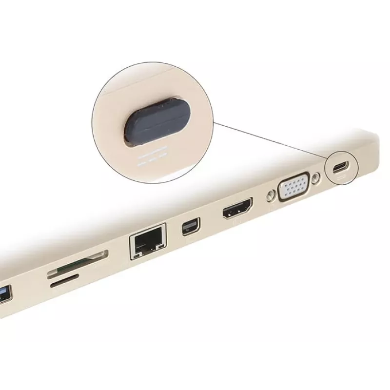 Ochranná krytka konektora samice DeLOCK 64014 USB Type-C čierna 10 ks