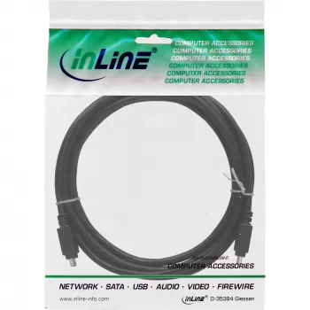 InLine FireWire 400 1394 kábel 4-pinový konektor samec/konektor samec 3 m