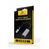Gembird A-USB3AC-LAN-01 sieťový adaptér Gigabit USB 3.1 + Type-C, 1x RJ-45, 10/100/1000 Mbps, kovové puzdro, space grey