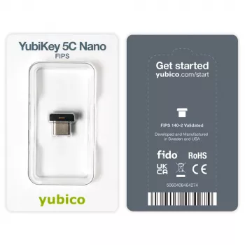 YubiKey Yubico 5C Nano FIPS bezpečnostný kľúč 2048-bit RSA