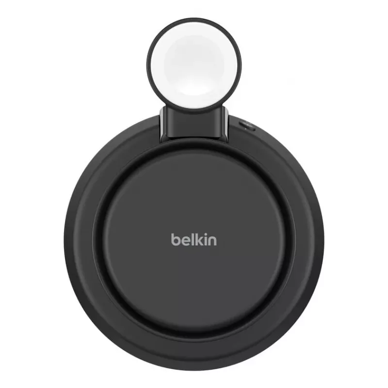 Interiérová nabíjačka Belkin UltraCharge Pro 25W Qi2 3v1 magnetická nabíjačka Charcoal