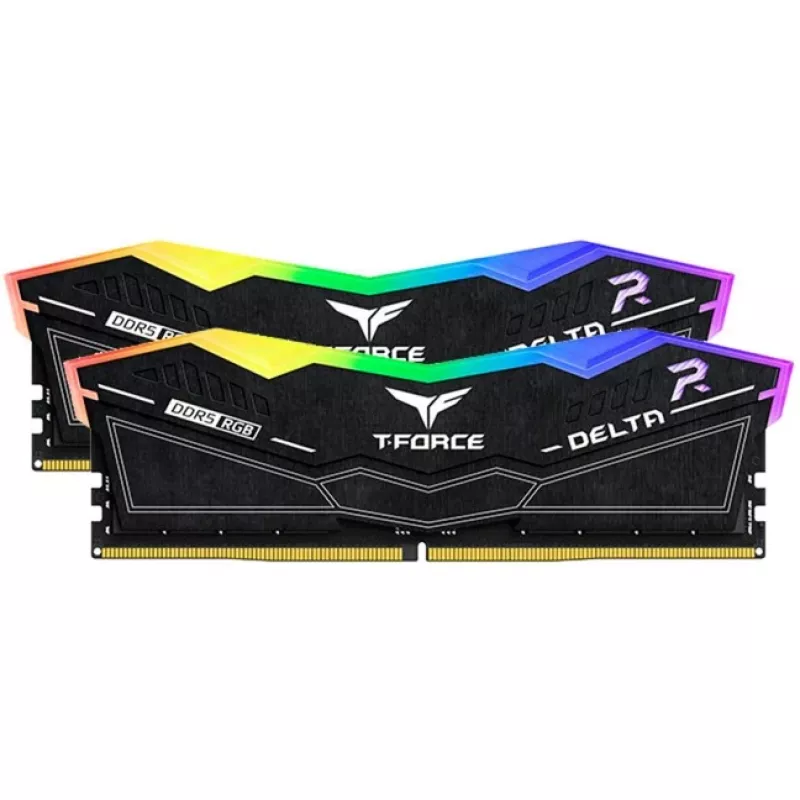 DIMM 32 GB DDR5-6400 (2x 16 GB) Dual-Kit, pamäť čierna, FF3D532G6400HC32ADC01, Delta RGB, INTEL XMP, AMD EXPO