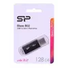 USB kľúč Silicon Power 128 GB USB Type-A 3.2 Gen 1 Blaze B02, plastové viečko, krúžok na kľúče, čierny