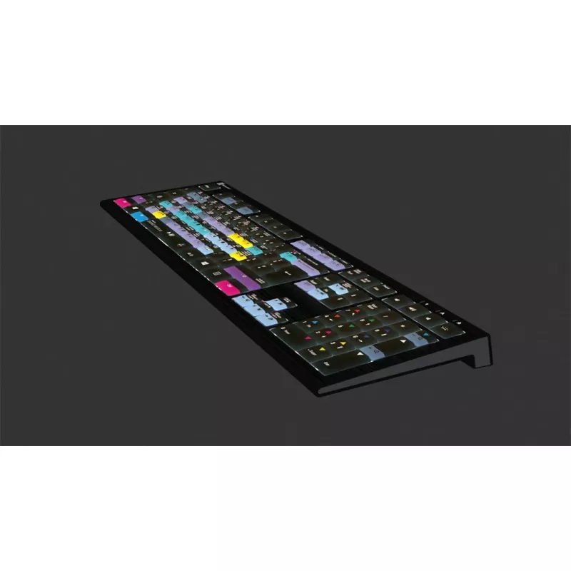 Klávesnica Logickeyboard ASTRA 2 USB AZERTY English čierna
