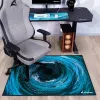 Sharkoon SKILLER SFM12 Undertow ochranná podložka na podlahu, 140 x 100 cm, čierna/modrá/biela