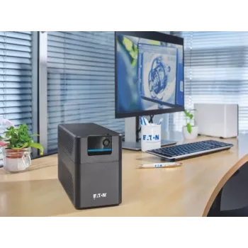 UPS Eaton 5E Gen2 700 Line-Interactive 0,7 kVA (360 W), 2 zásuvky typu E, čierna, kompaktná