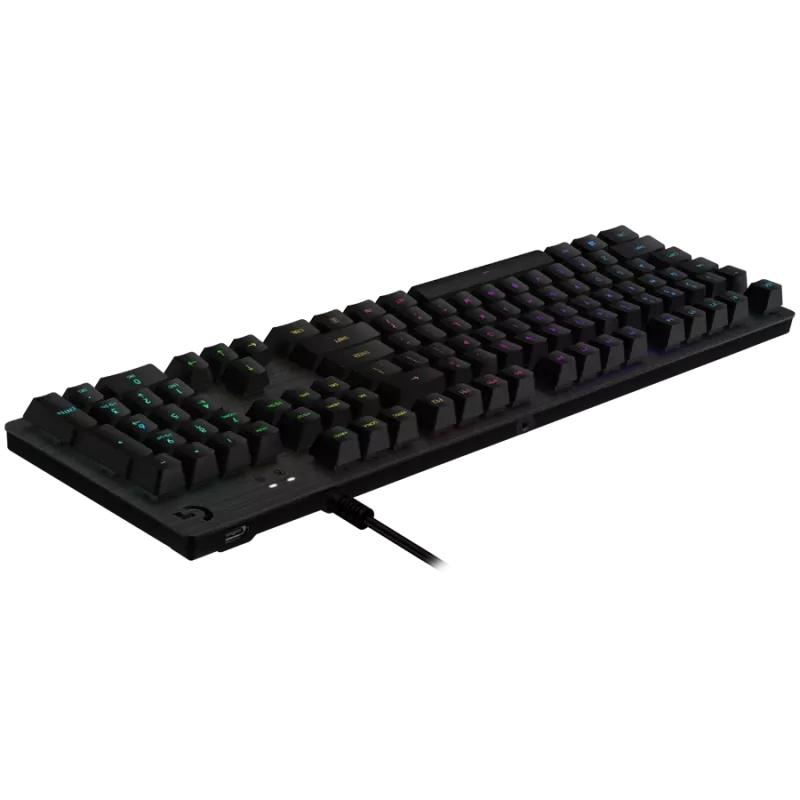 LOGITECH G513 káblová LIGHTSYNC mechanická herná klávesnica - CARBON - US INT'L - USB - TAKTILNÁ