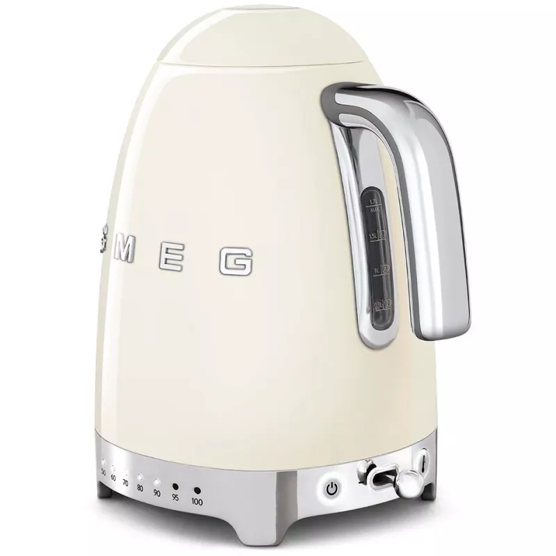 Elektrická rýchlovarná kanvica Smeg 1,7L 2400W krémová