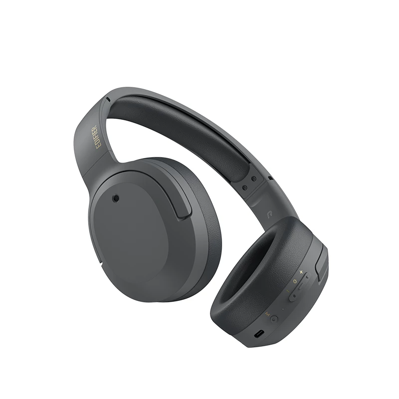 Edifier | Bezdrôtové Over-Ear slúchadlá | W820NB Plus | Vstavaný mikrofón | Bluetooth | ANC | Sivá