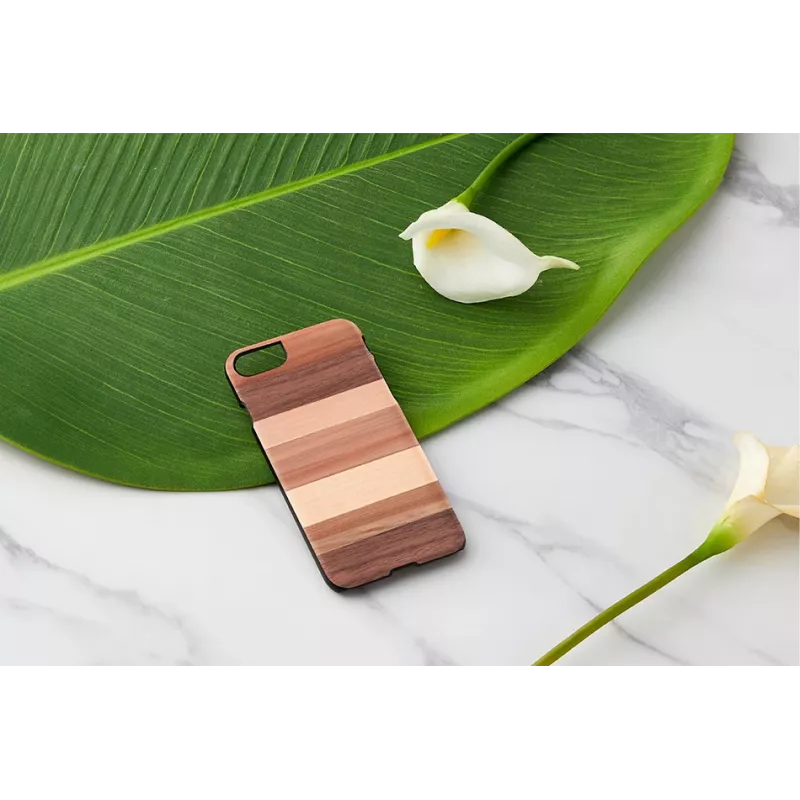 Puzdro na telefón man and wood pre iPhone 7/8 — sabbia čierna