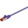 Microconnect SSTP60015P sieťový kábel fialový 0,15 m Cat6 S/FTP (S-STP)
