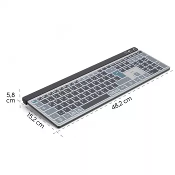 WK-750 Multi-Device klávesnica čierna