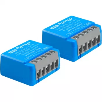 Kompaktný inteligentný reléový modul Shelly 1 Mini Gen4, 1P 8A, Wi‑Fi/Matter/Zigbee/Bluetooth, 110–240 V (2 kusy)