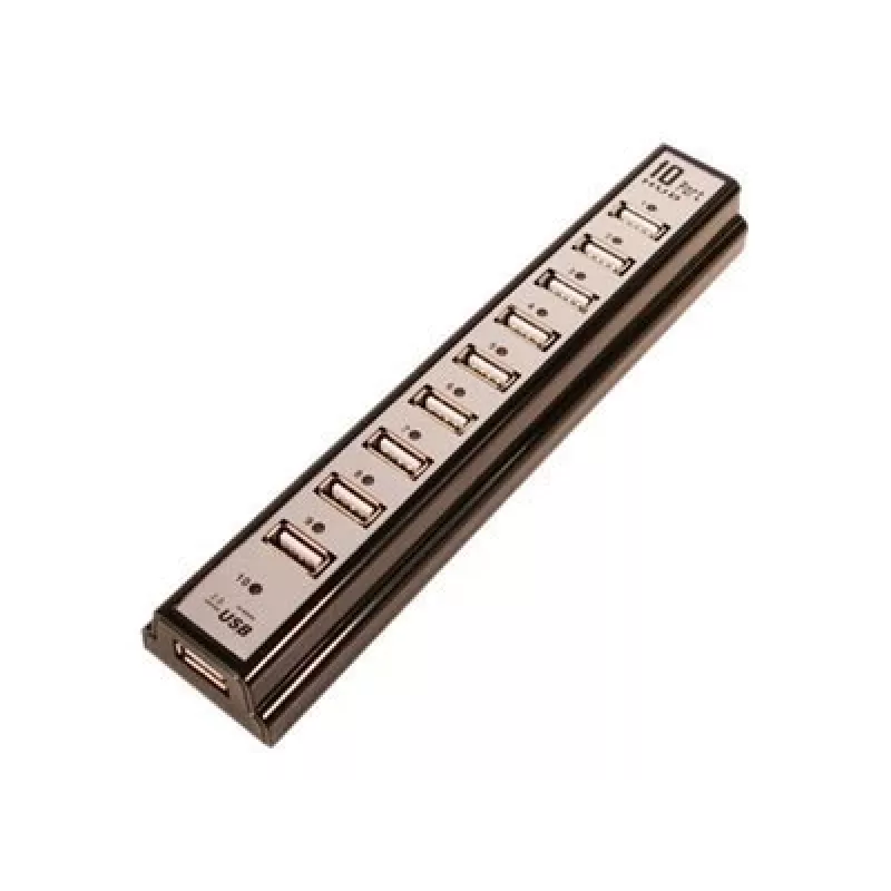 LogiLink UA0096 USB hub 480 Mbit/s čierny