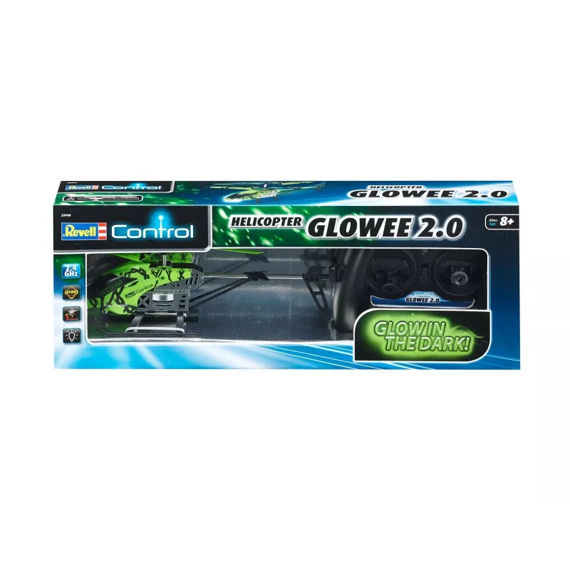 Vrtuľník REVELL Revell GLOWEE 2.0 s gyroskopom, LiPo 250 mAh, pre deti od 8 rokov