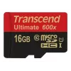 Transcend microSDHC MLC 16GB Class 10 UHS-I 600x + SD adaptér