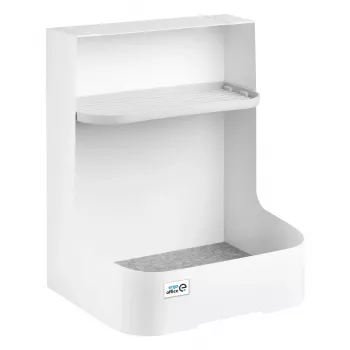 Ergo Office podstolová úložná krabica / organizér s priehradkou na príslušenstvo, biela, max. 5 kg, ER-442