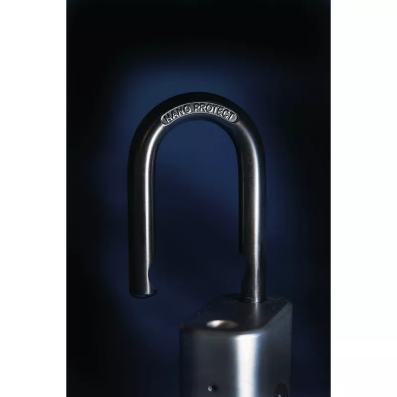 ABUS Touch 57/45 biometrický visiaci zámok 62575, snímač odtlačkov prstov, 45 mm, IP66/IP68, odolný voči poveternostným vplyvom, strieborný
