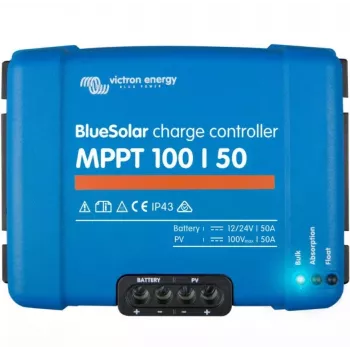 Solárny regulátor Victron BlueSolar MPPT 100/50, 100V vstup, 50A výstup