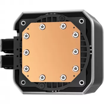 DeepCool MYSTIQUE 360 ARGB procesorový all-in-one kvapalinový chladič 12 cm čierny 1 ks