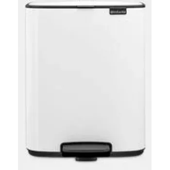 Brabantia Bo pedálový kôš 12 l obdĺžnikový oceľ biely