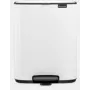 Brabantia Bo pedálový kôš 12 l obdĺžnikový oceľ biely