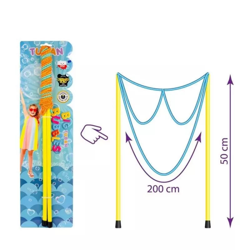 Palica na bubliny TUBAN GIANT BUBBLE WAND GLASSES, pre deti od 3 rokov