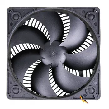 SilverStone SST-AP181 180 mm skriňový ventilátor - čierny
