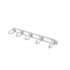 Rackový panel na vedenie káblov LANBERG AK-1205-S, 1U kov, 19 palcov (48,3 cm), hĺbka 80 mm, sivý