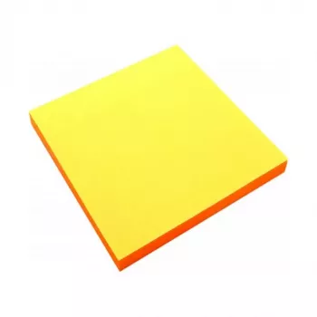 Samolepiace lístočky Forpus, neónové, 75x75 mm, oranžové (1x80)