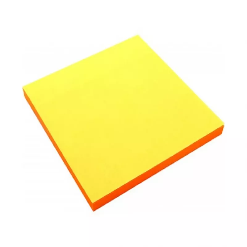 Samolepiace lístočky Forpus, neónové, 75x75 mm, oranžové (1x80)